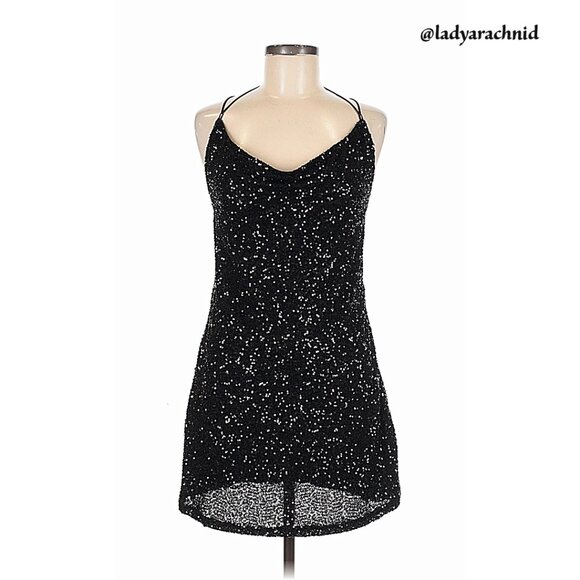 DISTURBIA Kikamora strappy sequin mini dress - Picture 7 of 10